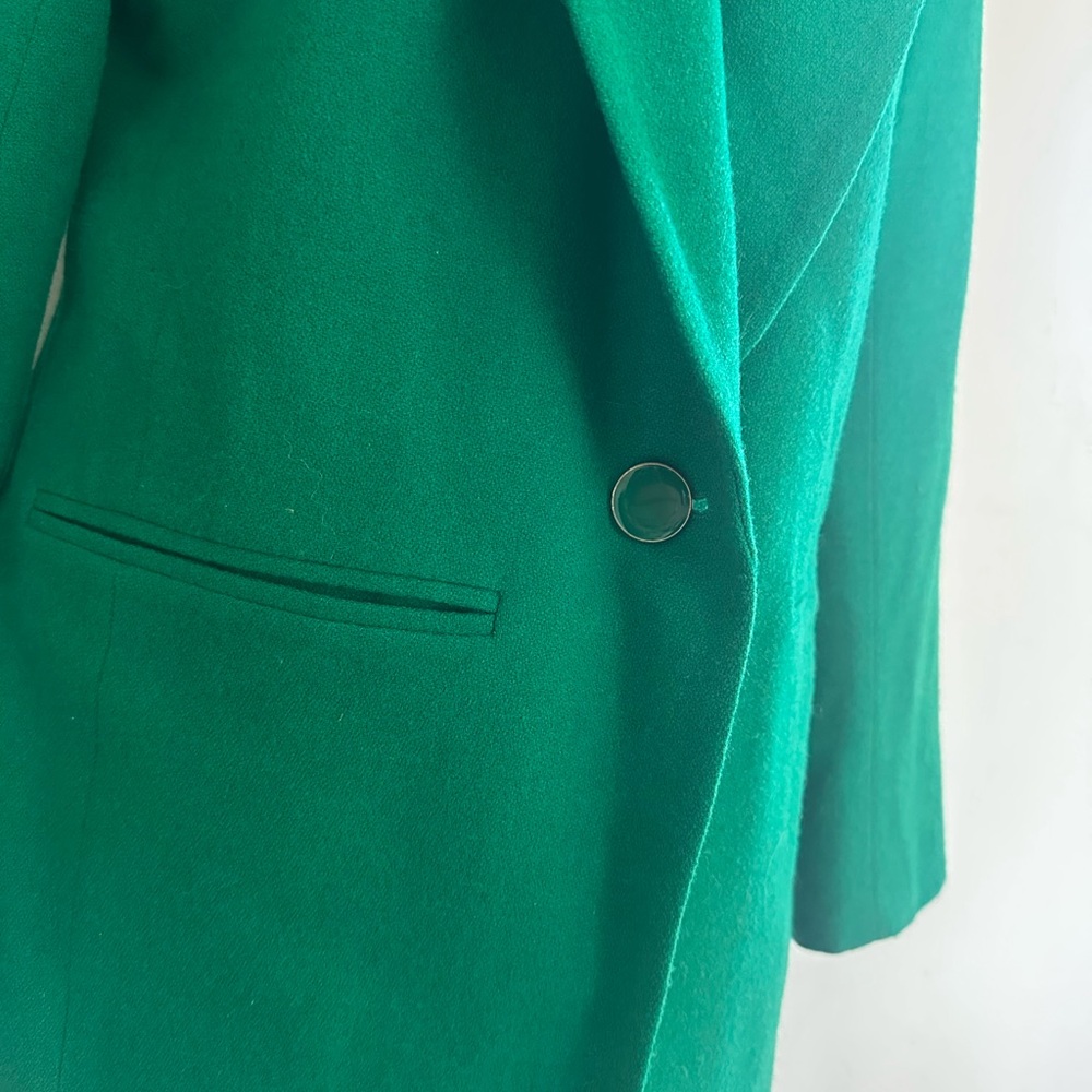 Pendleton Green Wool Women's Blazer - image 2